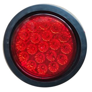 4 inci Putaran LED Stop Turn Tail Lights Truck Trailer Belakang Lamp 19 Diodes